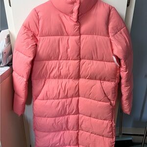 Peach Puffer Jacket